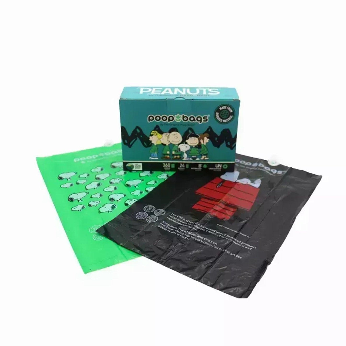 Biobased Pet Waste Bags featuring Snoopy - 360 Count